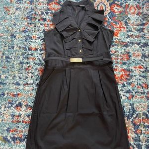 EXPRESS Ruffle Front Halter Dress